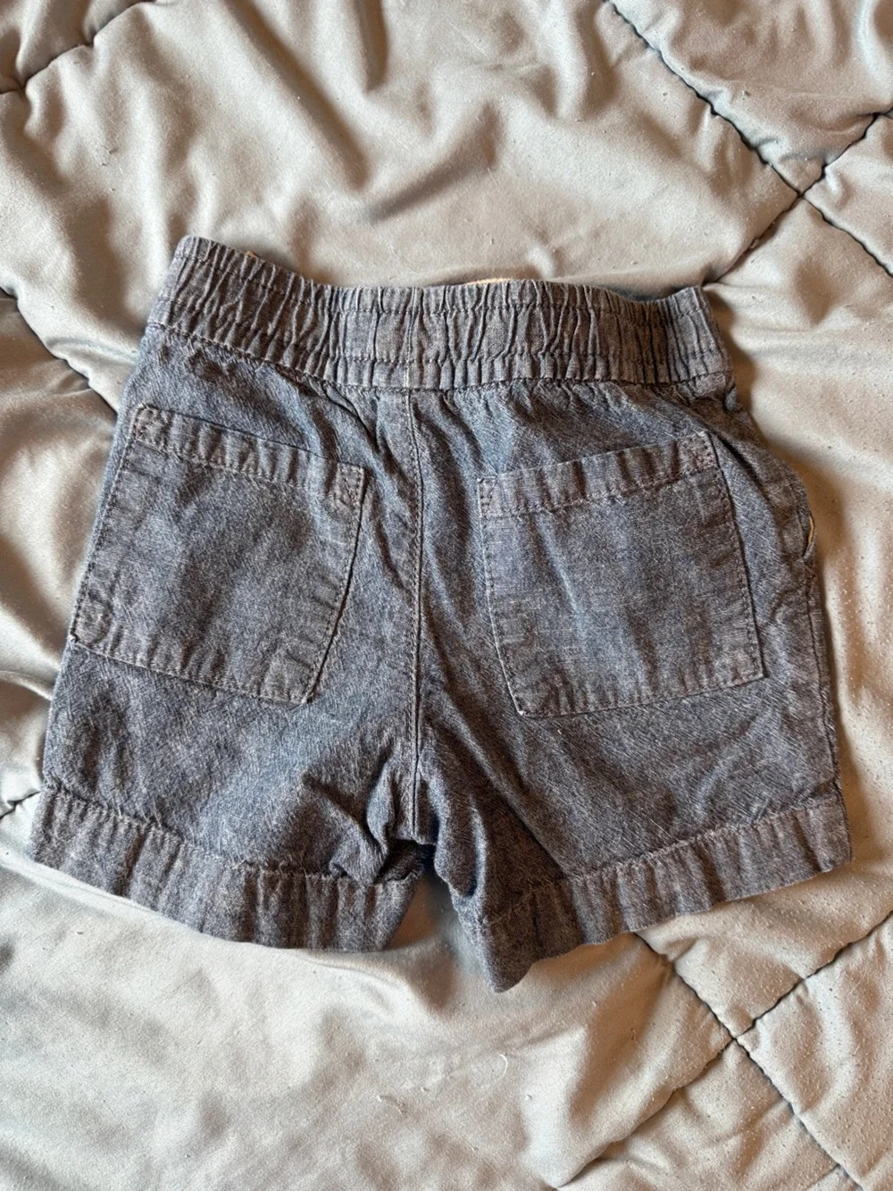*BUNDLE*GAP Navy & White Striped Shorts, Tan dinosaur & blue Pull-On Shorts